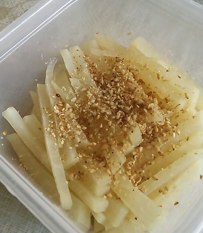 今週の作り置き。074W お弁当おかず・ごはんにも流用 ポン酢大根 : ちょりまめ日和ちょりママ 西山京子 オフィシャル料理ブログPowered by ライブドアブログ