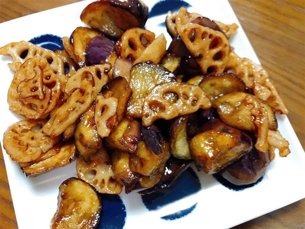 常備菜♡簡単！鶏肉と茄子と蓮根の甘酢あん