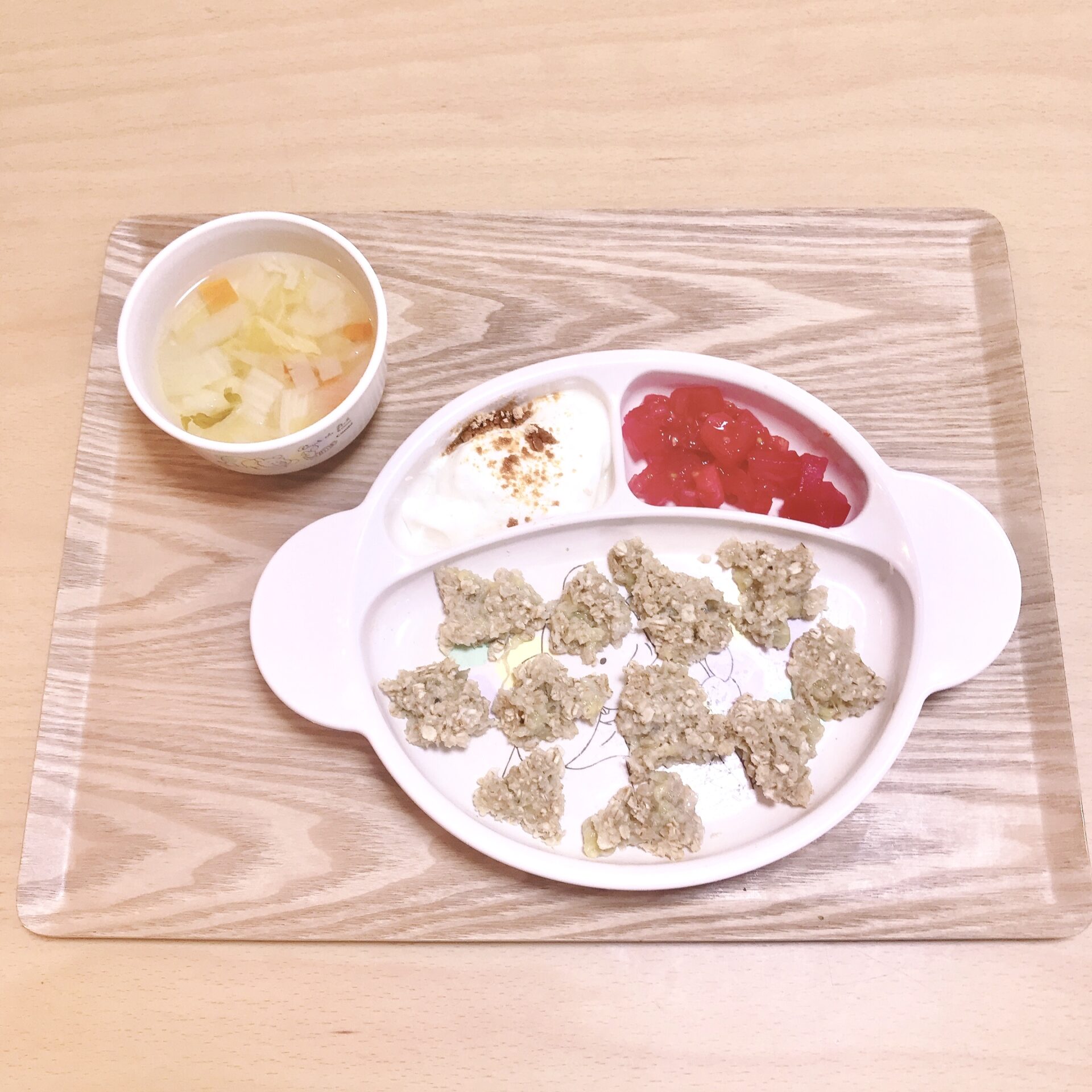 離乳食後期★バナナオートミールおやき