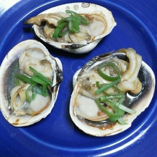大アサリ ウチムラサキ貝 焼き
