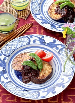 じゅわっと甘辛に焼く♪水なすのステーキ