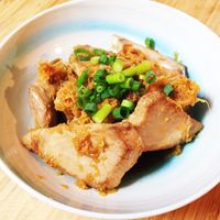 鯛のお刺身のヅケ