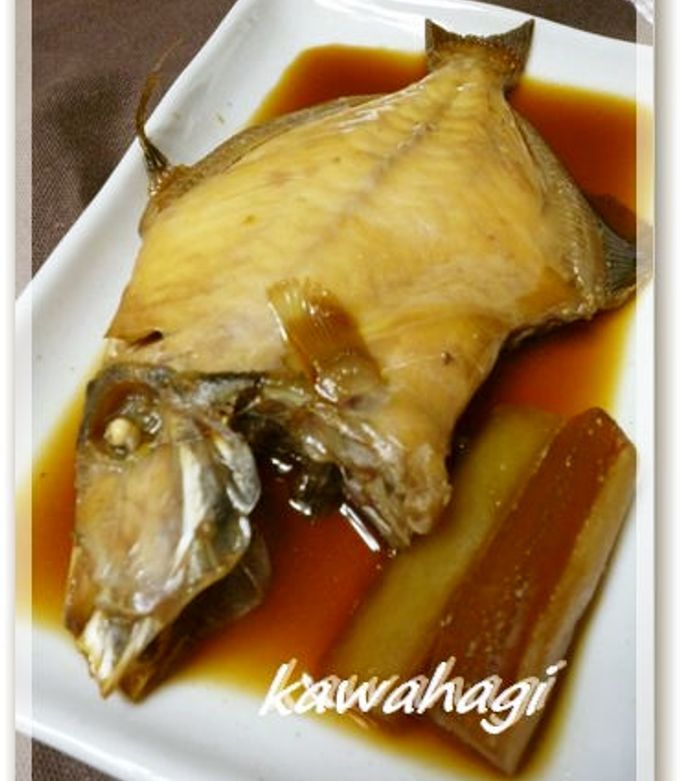 カワハギの煮付け