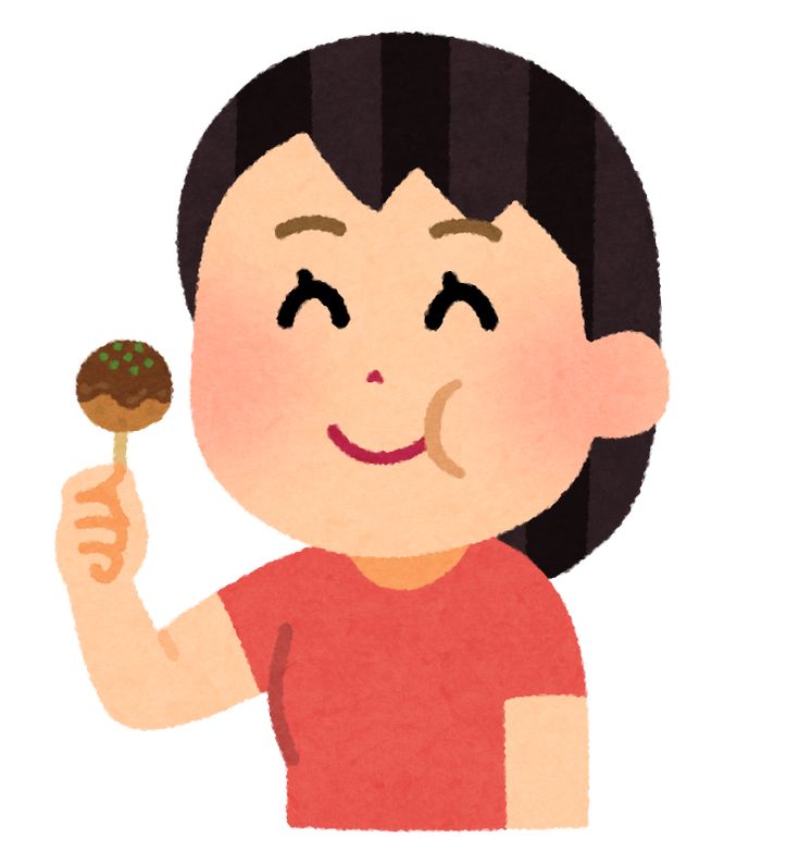 無料イラスト かわいいフリー素材集: 楽しそうに食事をしている老人のイラスト