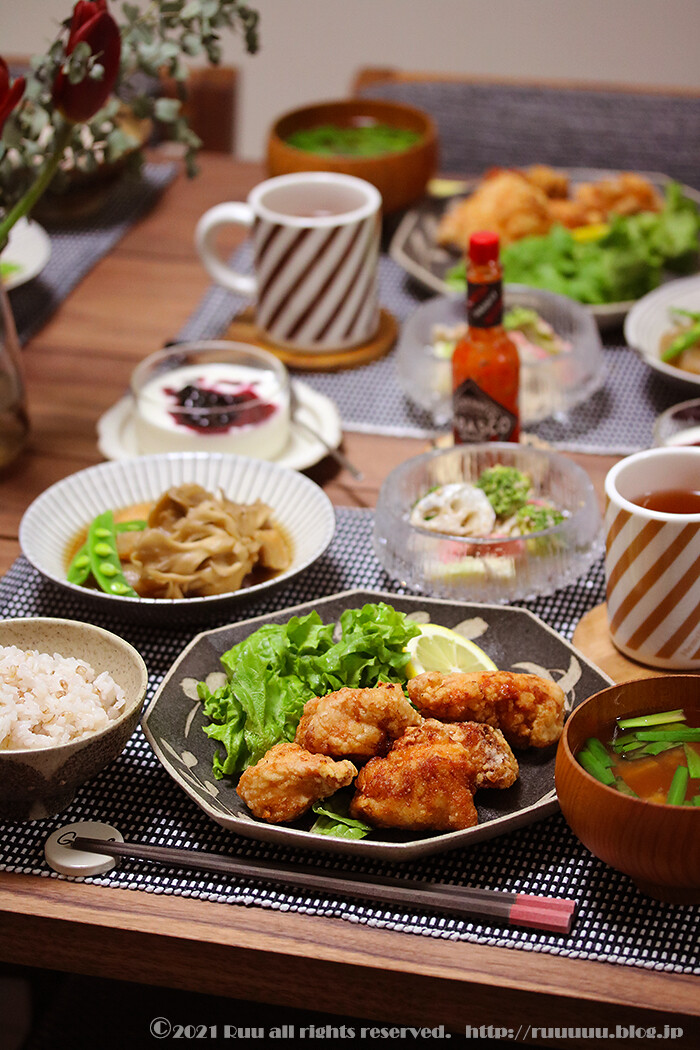 毎日更新！お弁当ネタ 塩唐揚げがメイン！主菜と副菜の2品弁当のススメ 24日目VERY