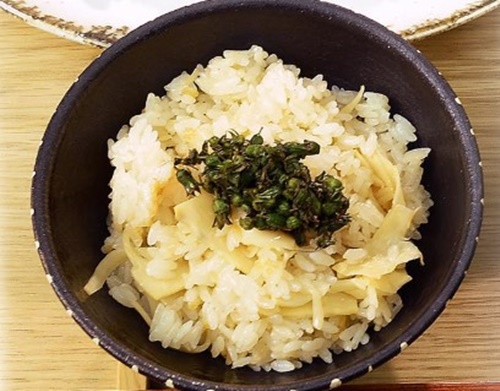 「きょうの料理」バター焼きたけのこご飯