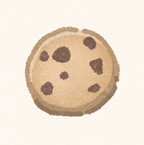 チョコチップクッキーのイラスト - イラストくん