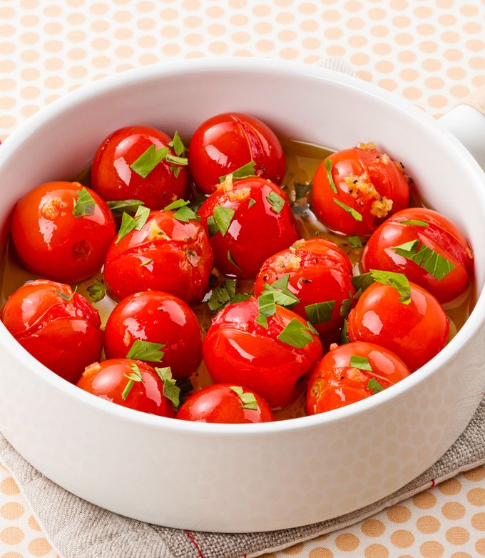 冷やしたビールと相性抜群の簡単晩酌おつまみ「ミニトマトのおひたし」MEN'S EX ONLINE