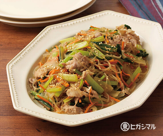 ひき肉のチャプチェ