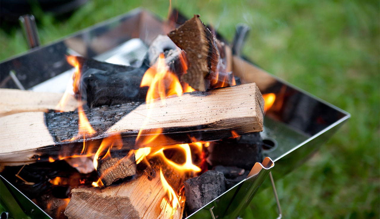 キャンプ場②「かまどの火を起こそう」