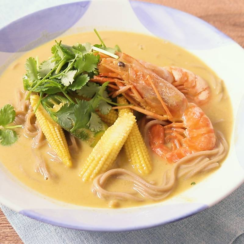 えびとズッキーニのカレーマリネ