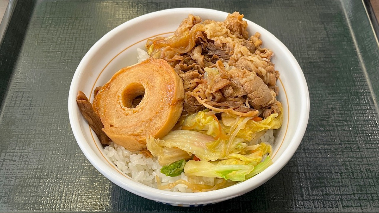 しらたきが美味しい「基本の牛丼」