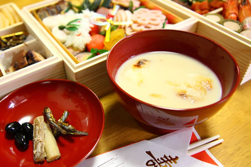 関西風白味噌のお雑煮