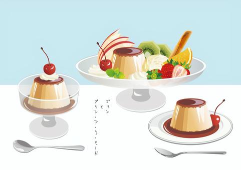チョークアート×デジタルアート展』出展作品プリン 30cm×30cm純喫茶風プリンといえば、蒸しプリン。 でも、私はゼラチンプリンの方が好きなんですよねー。プッチンプリン大好きー！チョークアートイラストプリンさくらんぼチェリー純喫茶スイーツ