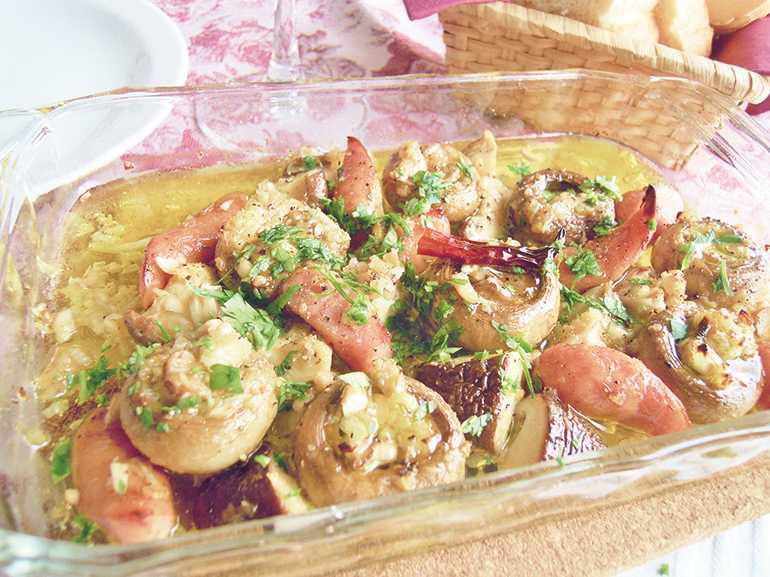 誰でも簡単5分マッシュルームアヒージョ風