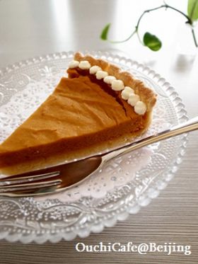 バター、生クリームを使わない！簡単パンプキンタルト