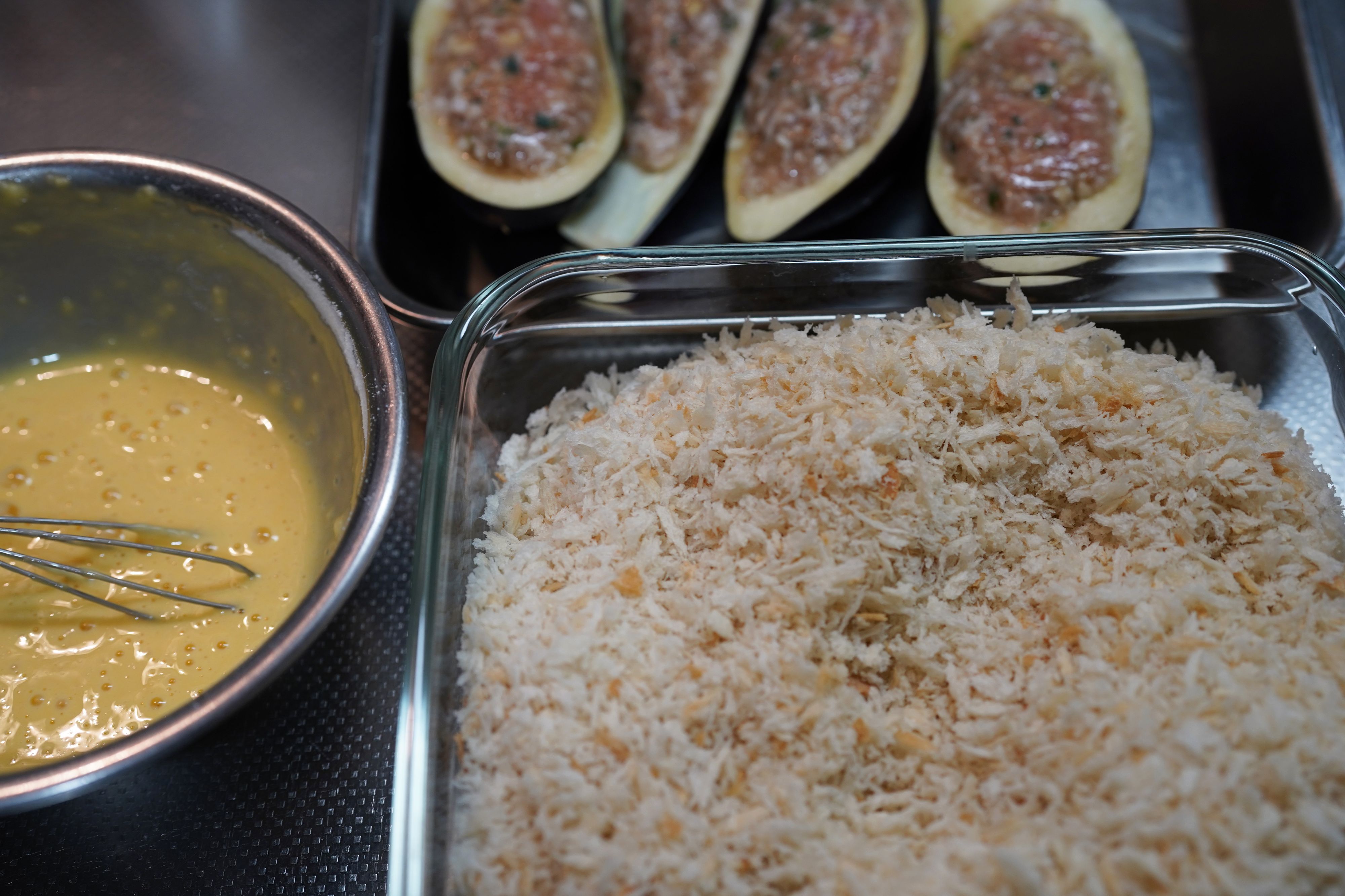 なす肉詰めフライ業務用食材の仕入れなら八面六臂