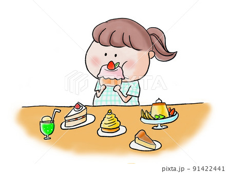 sweet house10代・女のイラスト,お菓子・スイーツのイラストSkillots