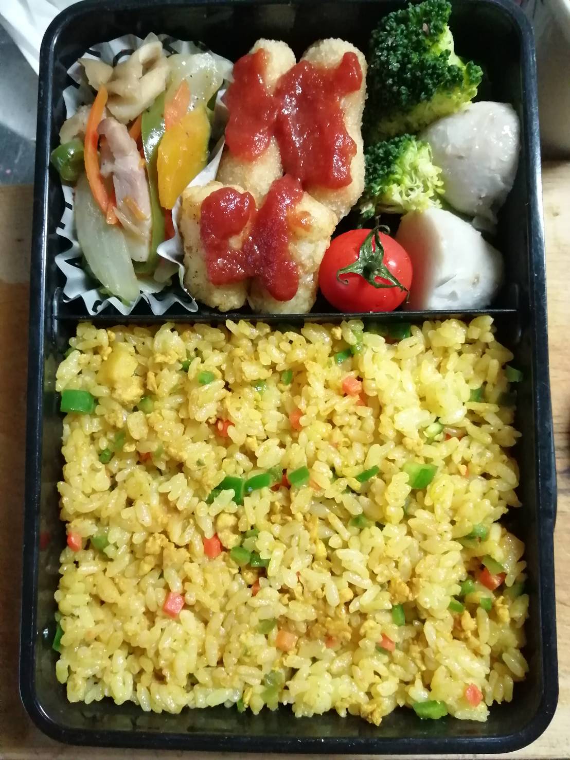 高校生男子弁当 夏！暑い日弁当！さっぱりそうめん＆甘辛タコライス 熱中症予防に食べてほしい！運動部部活動弁当