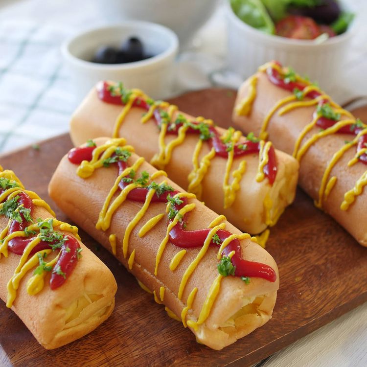 揚げないアメリカンドッグ・おやつボールホットプレート・グリルなべのレシピ知る・楽しむ象印