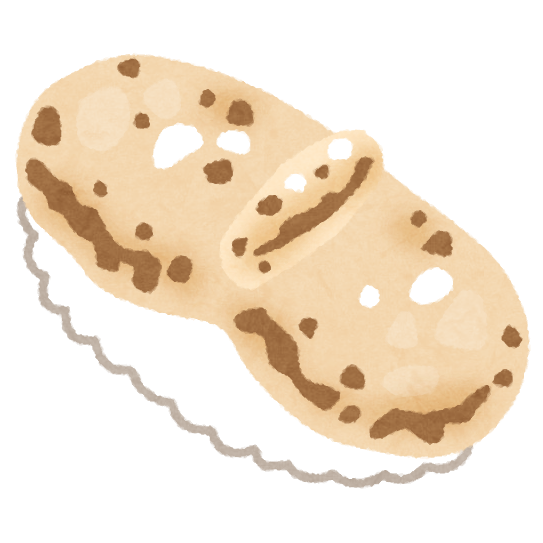 かわいいホタテ寿司のイラスト素材無料ダウンロード IllustCute