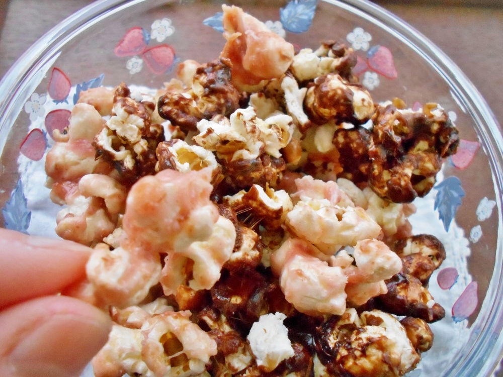 ホワイトチョコポップコーンの作り方教えます 自由が丘で大人気の味♡私が開発を担当した本人です♡ココナラ