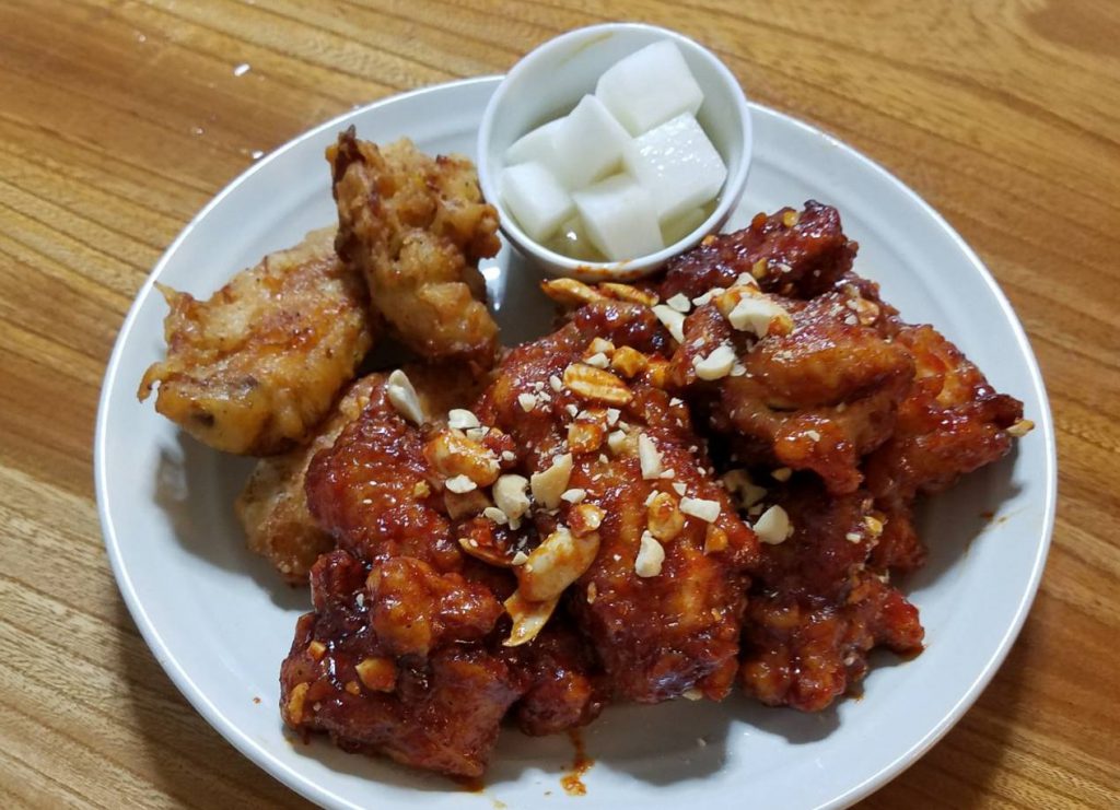 本場のヤンニョムチキンのレシピ。揚げない＋美味しいタレの比率カライチ