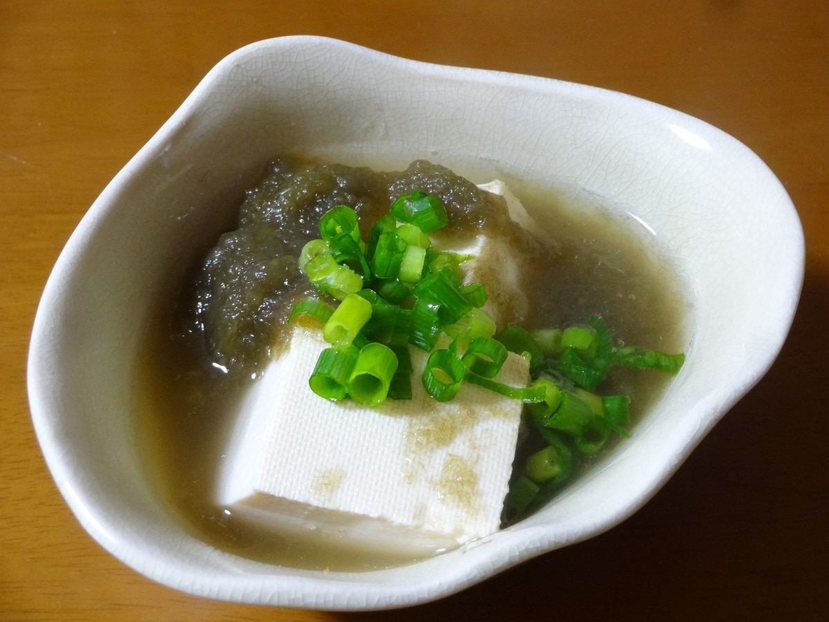 即席！とろろ昆布DE湯豆腐♪