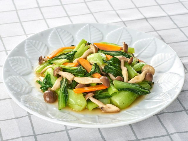 チンゲン菜とにんじんのおひたし 彩り自慢の簡単副菜