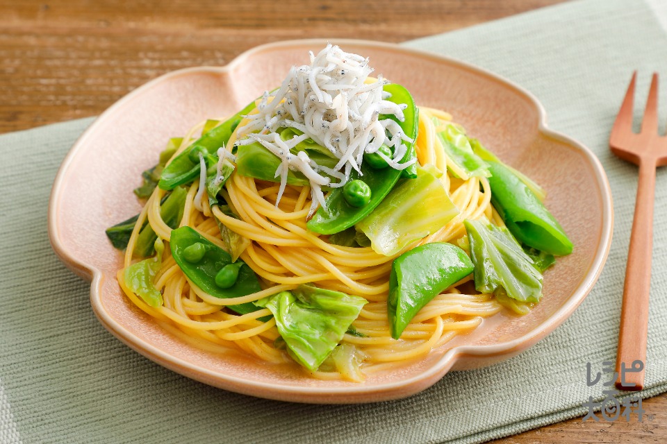 しらすとチーズの簡単キャベツ蒸し