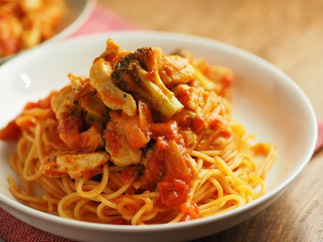 まいたけと牛肉のこってりしょうゆスパゲティ