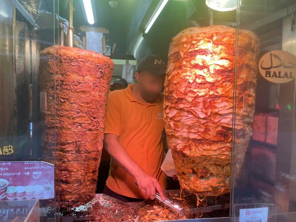 屋台のケバブの肉２ - No: 24839602写真素材なら「写真AC」無料 フリー ダウンロードOK