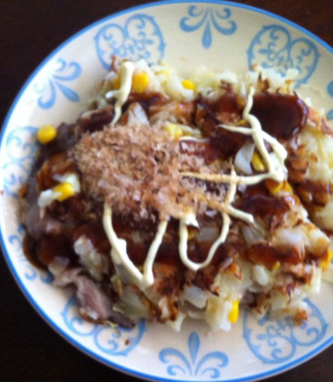 卵なしでも美味しい！ヘルシーお好み焼き