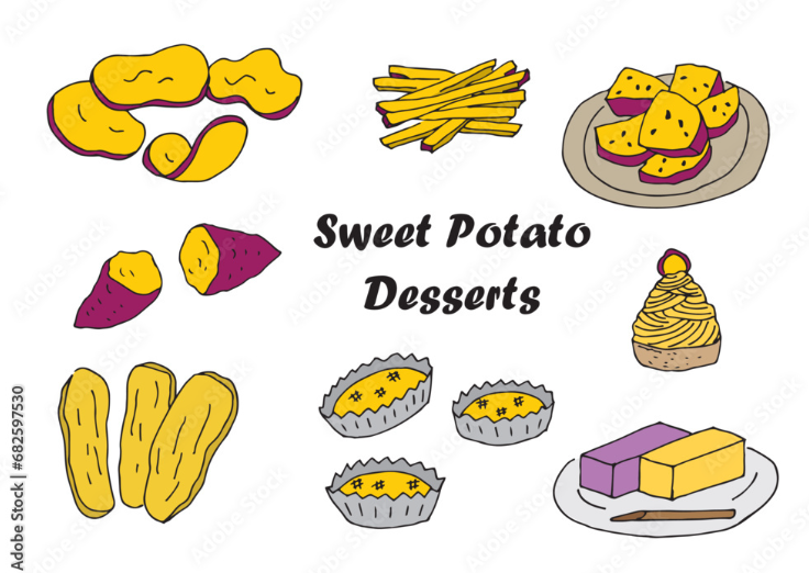 お菓子イラストレイン🚂 - イラスト無料素材