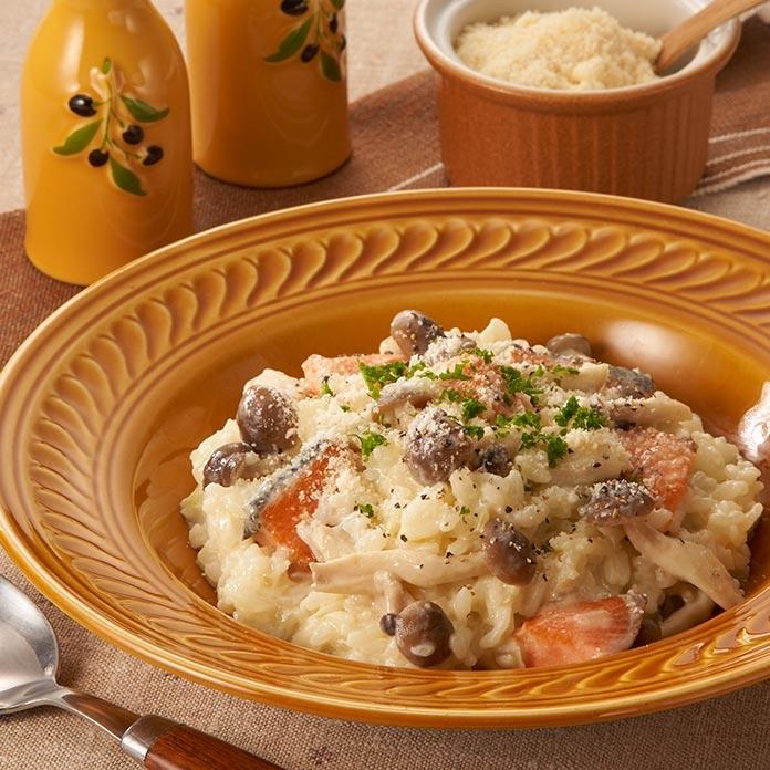 鮭のチーズリゾット