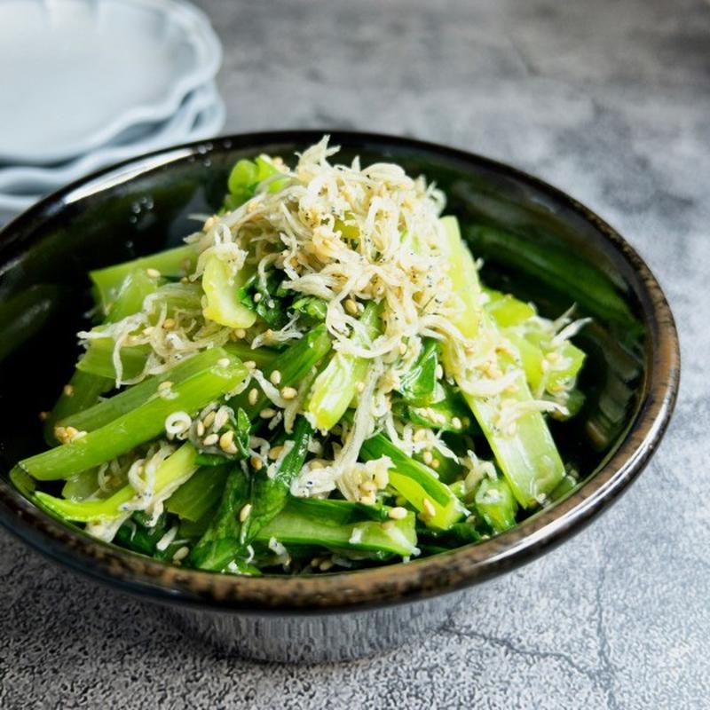小松菜としらすのごま油炒め by 砺波市クックパッド簡単おいしいみんなのレシピが392万品