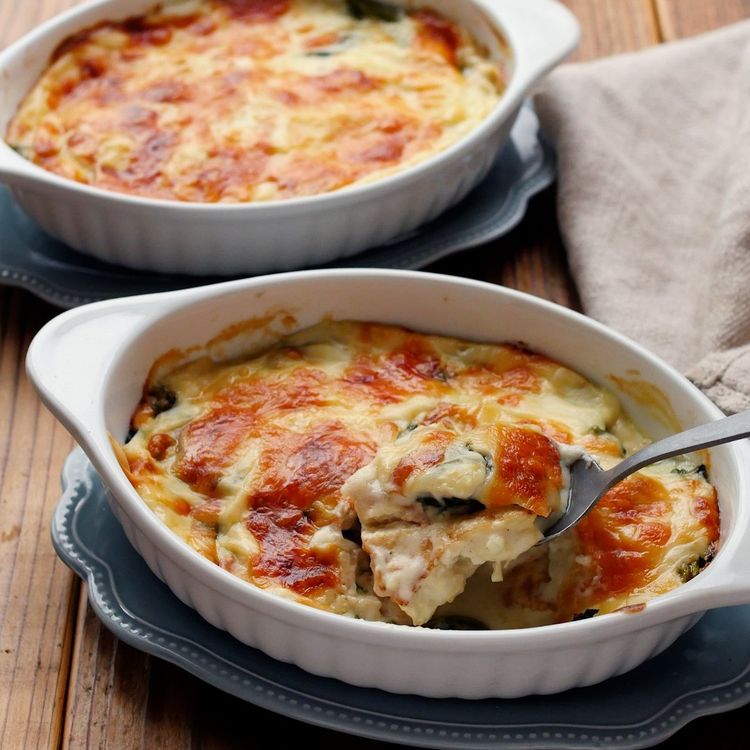 おつまみにも副菜にも◎！ 爽やかな辛味が病みつき、ツナの旨味が効いた、ほうれん草レシピ