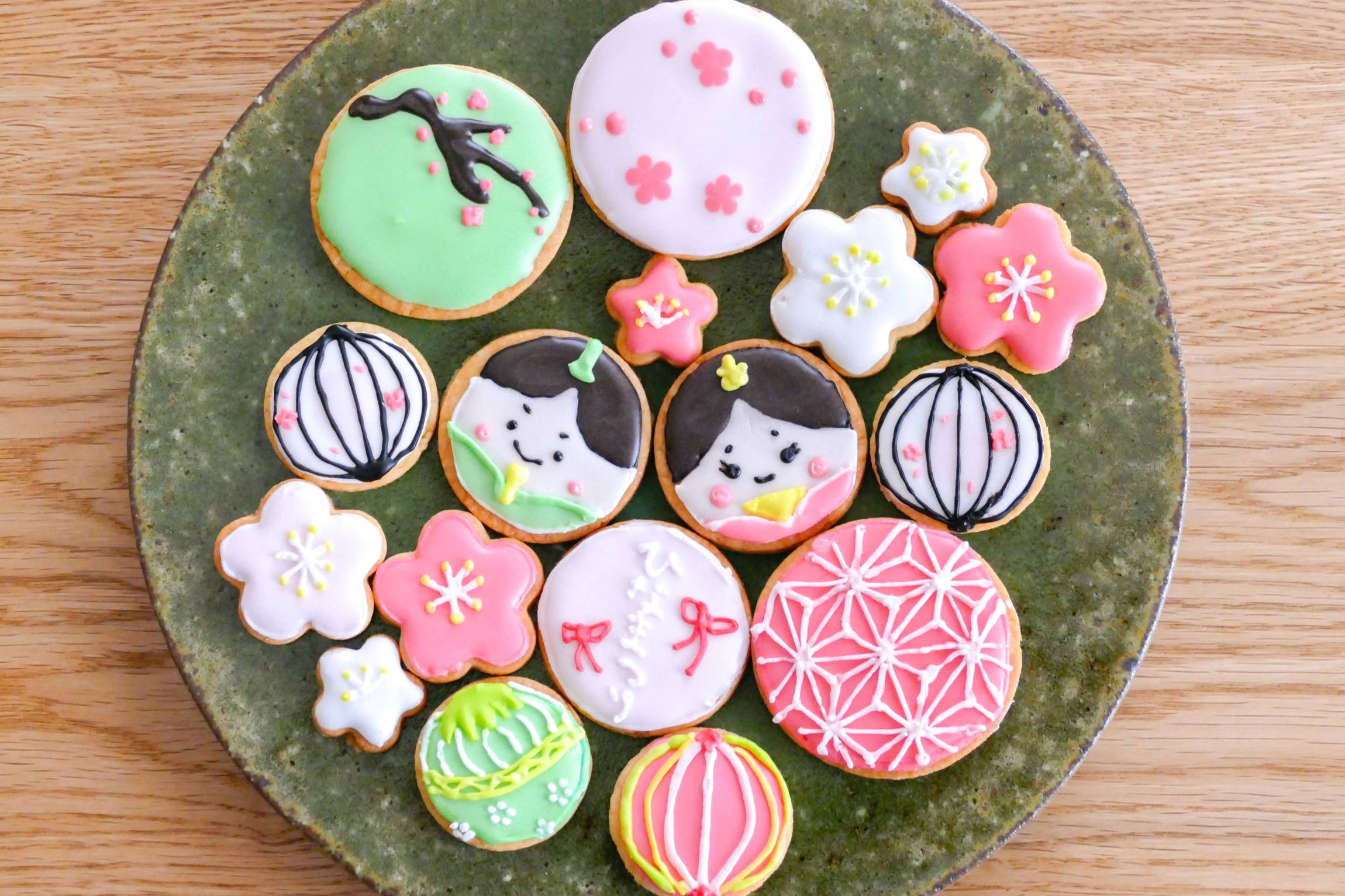 ひなまつりのアイシングクッキ