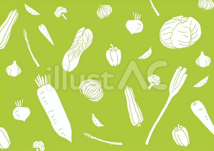 手書きの野菜のパターン おしゃれ 背景素材 かわいいのイラスト素材67467882- PIXTA