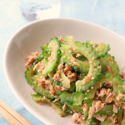 ツナ缶 de ゴーヤチャンプルー♪お子様にどうぞ～☆kameyo 料理家 かめ代