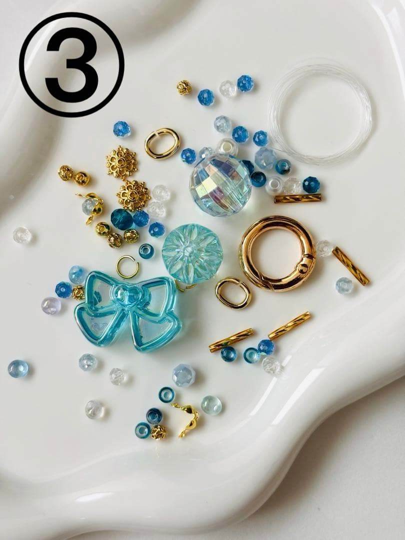 AmazonMIYUKI ビーズキット ビーズステッチキット ステッチストラップキット パピヨンストラップビーズ・アクセサリキット 通販