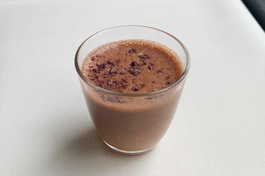 氷タンフル牛乳で作るチョコバナナミルクタンフルの作り方