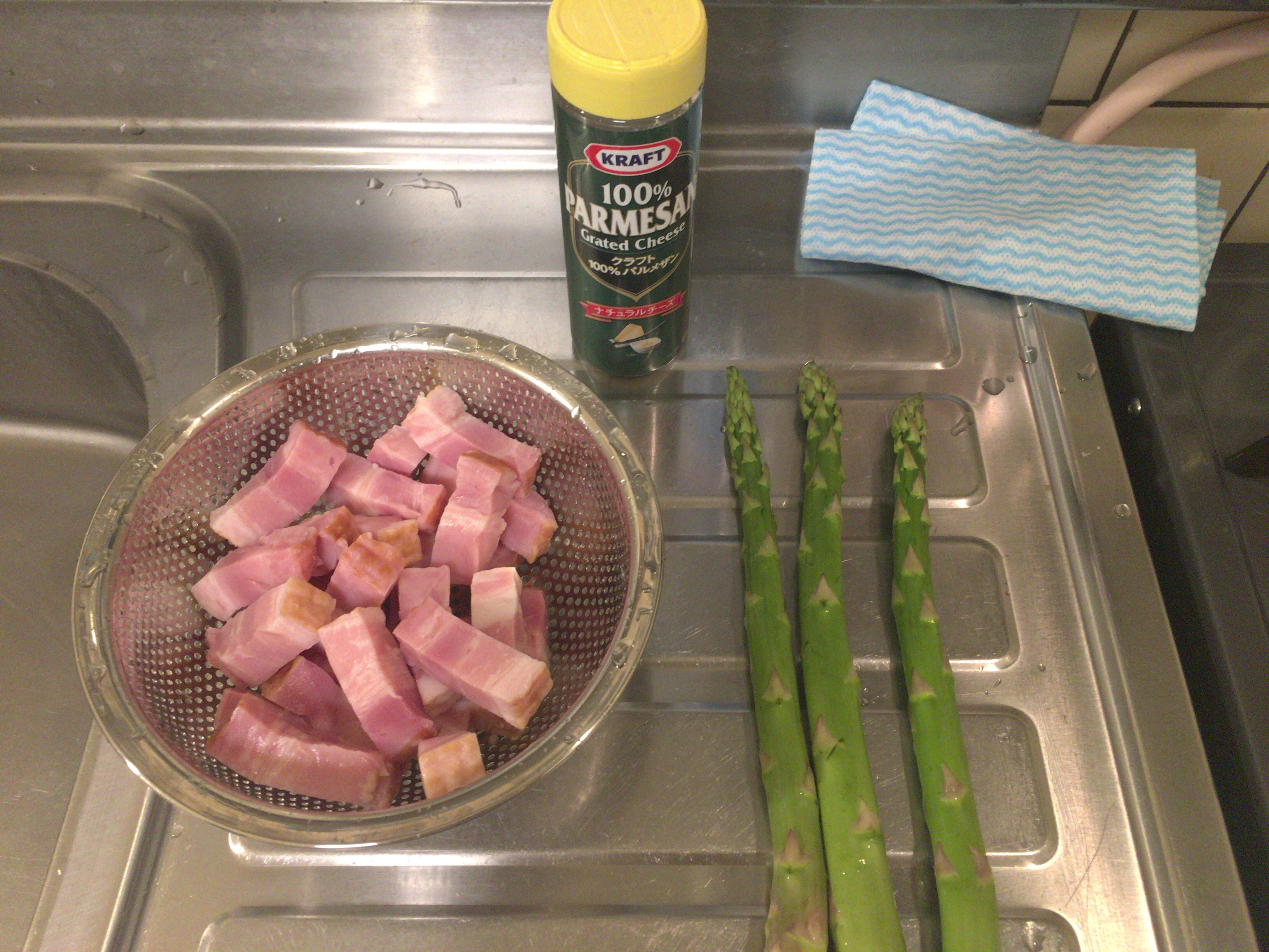 巻かない！アスパラベーコン弁当 お弁当作り置き節約