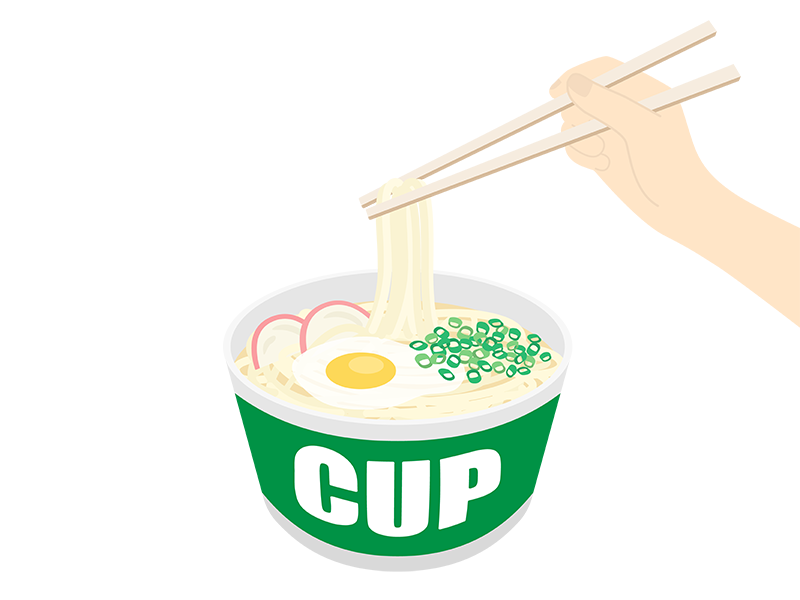 雨の朝にカップラーメンを食べる話 1 5のもとしゅうへい さんのマンガツイコミ 仮