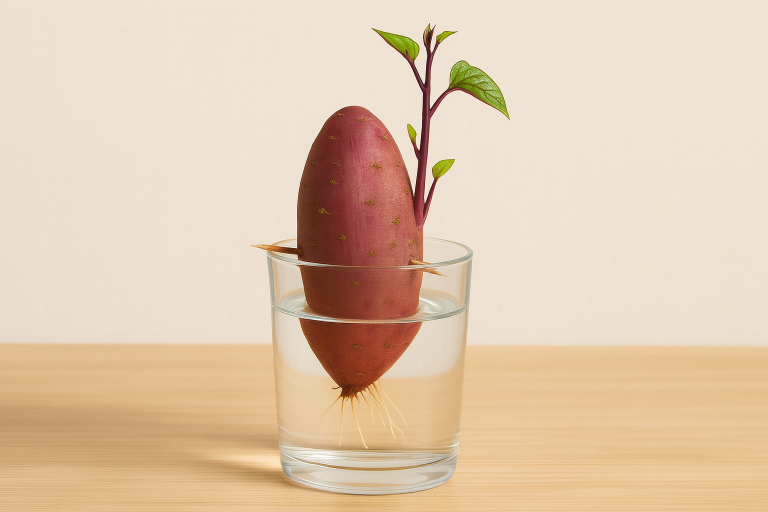 紫サツマイモの芽出しをしました - 遅生の故玩館ブログ