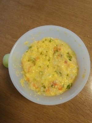 鶏ササミと人参とピーマンのミックス