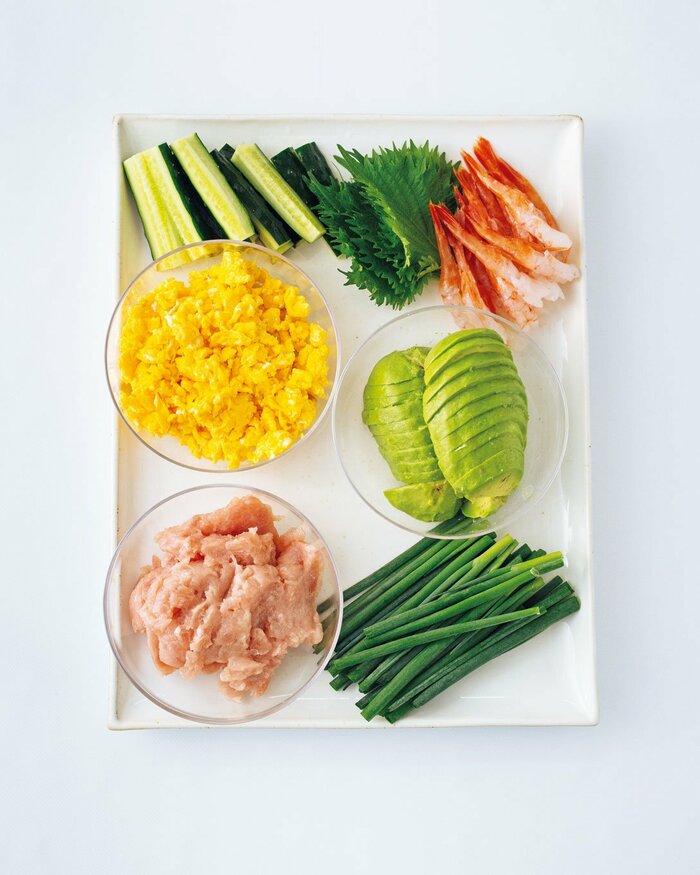 おうち手巻き寿司、盛り付けのコツ☺︎おかちまい オフィシャルブログ