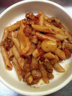 ひと鍋ナポリタン ：協会のパスタレシピ│レシピを探す│日本パスタ協会