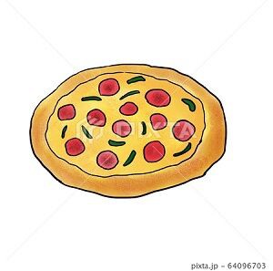 いろいろなピザのイラストかわいいフリー素材集 いらすとや
