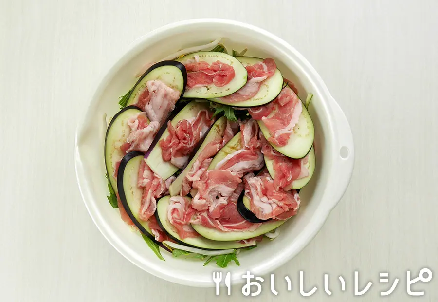 レンジで完成！豚しゃぶとなすの蒸し和え by 管理栄養士ゆきぼむクックパッド簡単おいしいみんなのレシピが392万品